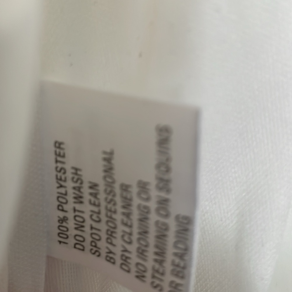 Mac Duggal 26621 White Belted Illusion‎ High Neck Cap Sleeve Jumpsuit Size 2 - Picture 12 of 13